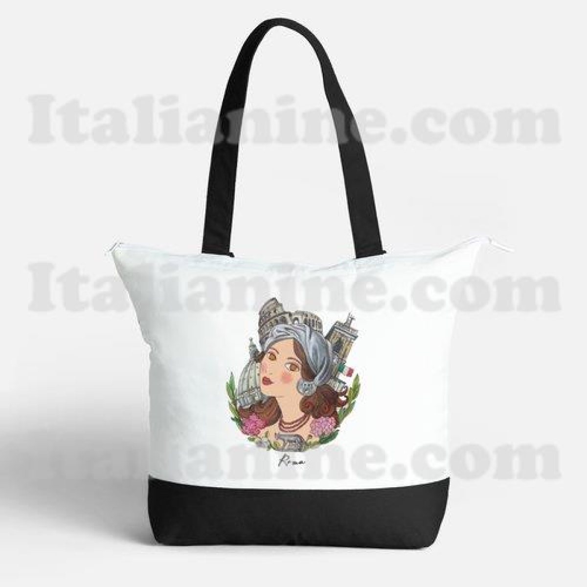 Borsa Roma - illustrazione originale Italianine