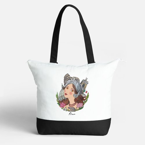 Roma borsa di tela